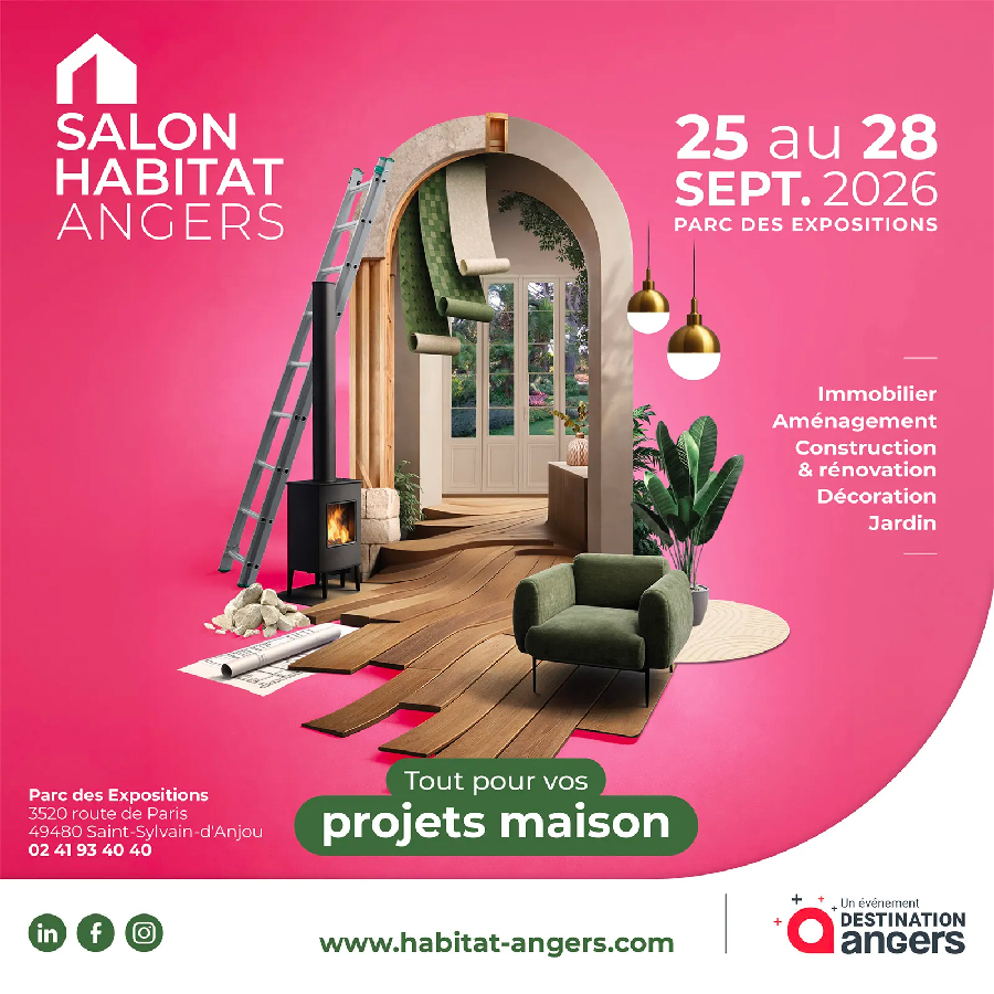 Salon Habitat Angers 2026 avec Le Pavillon Angevin